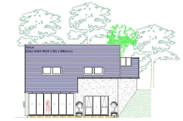 Approved front elevation